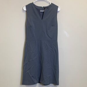 Theory Sleeveless Gray Mini Dress